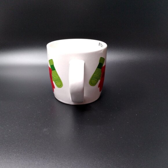 Starbucks 2011 Christmas Bird and Mittens Mug 10 oz - Picture 3 of 6